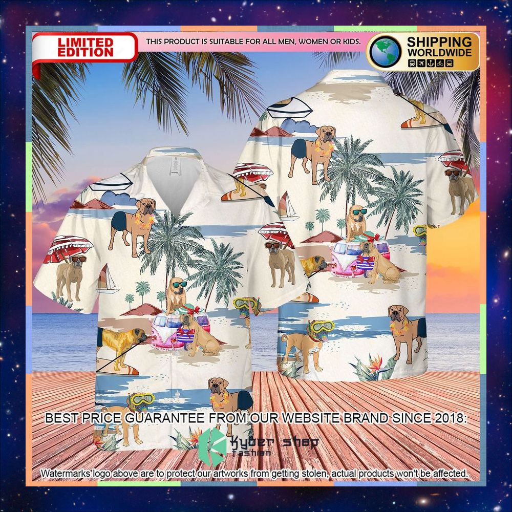 Boerboel Summer Beach Hawaiian Shirt 4 Boerboel Summer Beach Hawaiian Shirt word1