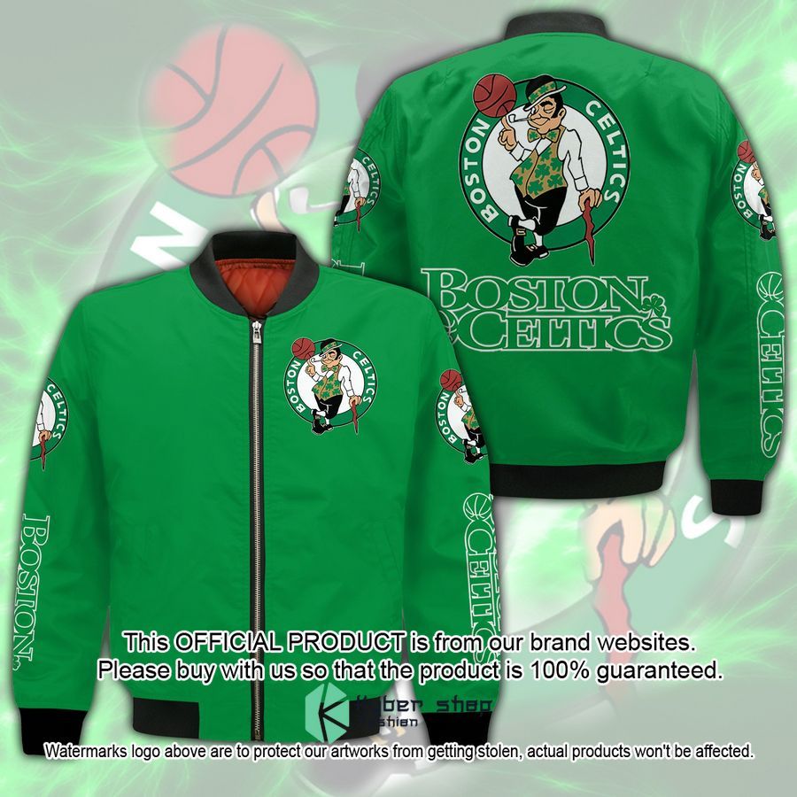Boston Celtics Bomber Jacket word2