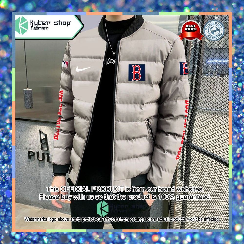 Boston Red Sox MLB Puffer Down Jacket 8 Boston Red Sox MLB Puffer Down Jacket word2