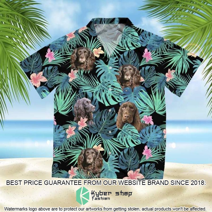 Boykin Spaniel Summer Leaves Hawaiian Shirt