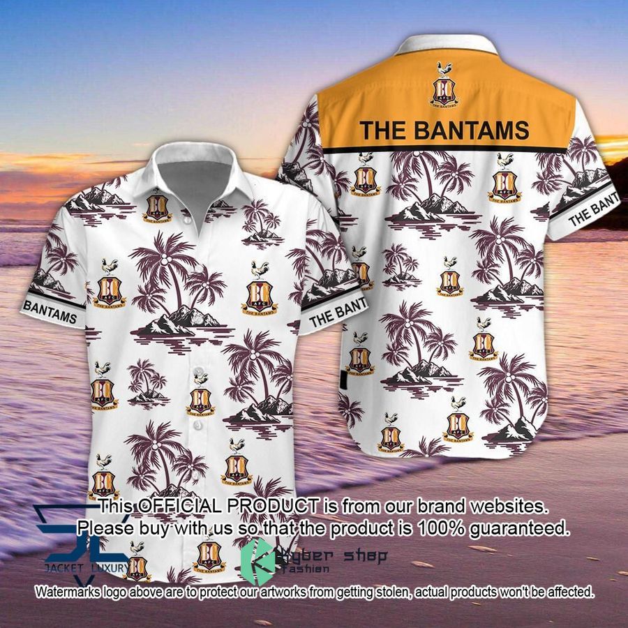 Bradford City Hawaiian Shirt, Short