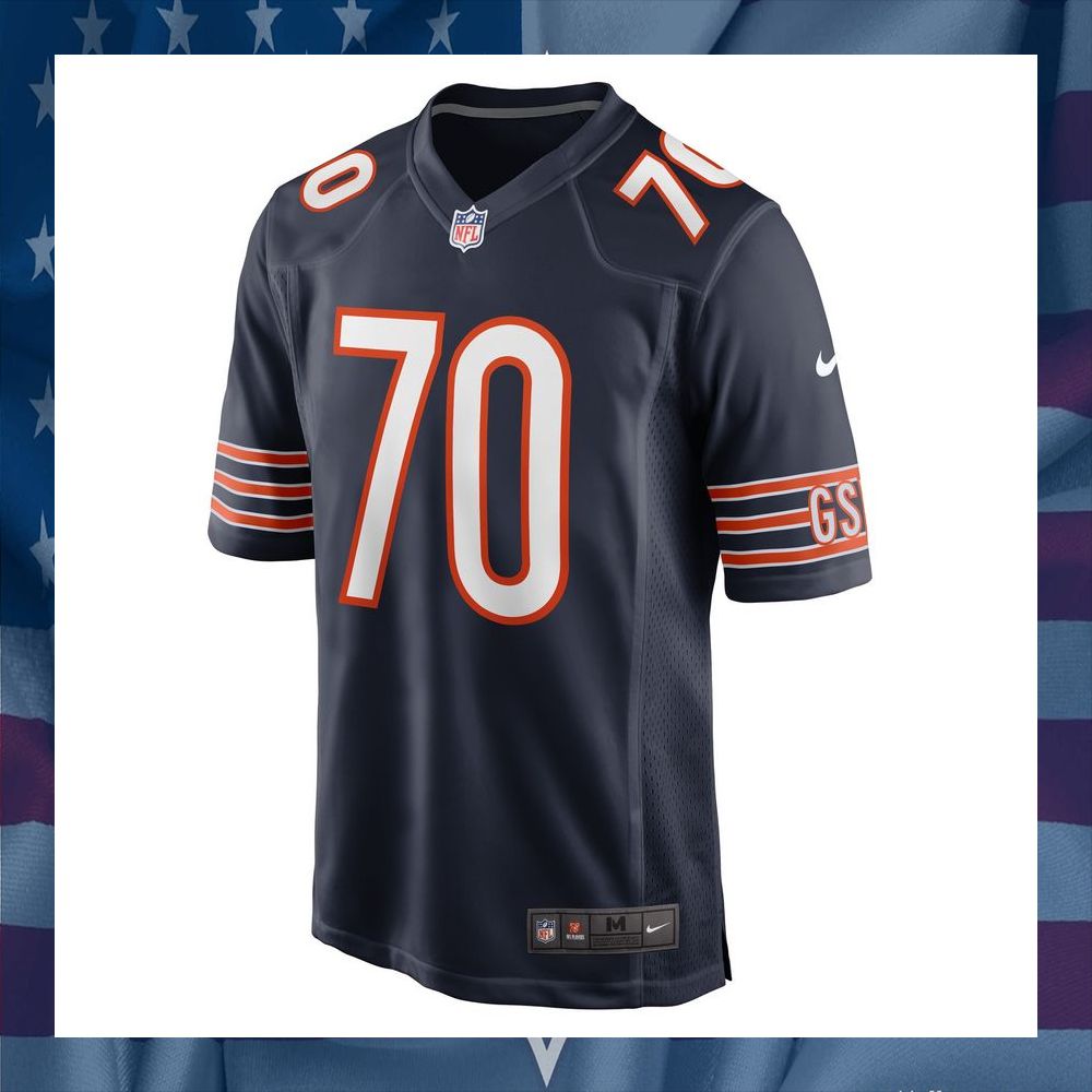 Braxton Jones Chicago Bears Navy Football Jersey 6 Braxton Jones Chicago Bears Navy Football Jersey word2