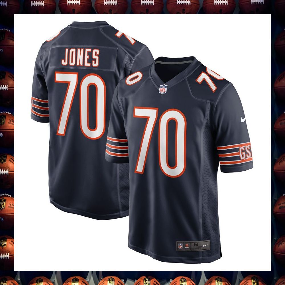 Braxton Jones Chicago Bears Navy Football Jersey 4 Braxton Jones Chicago Bears Navy Football Jersey word2