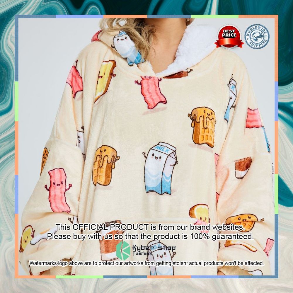 Breakfast Buddies Oodie Blanket Hoodie 12 Breakfast Buddies Oodie Blanket Hoodie word3