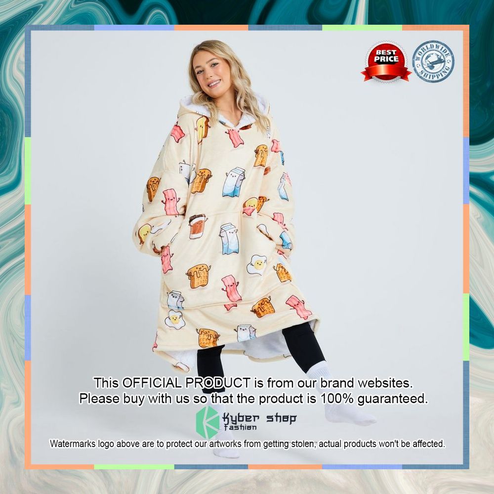 Breakfast Buddies Oodie Blanket Hoodie 14 Breakfast Buddies Oodie Blanket Hoodie word3