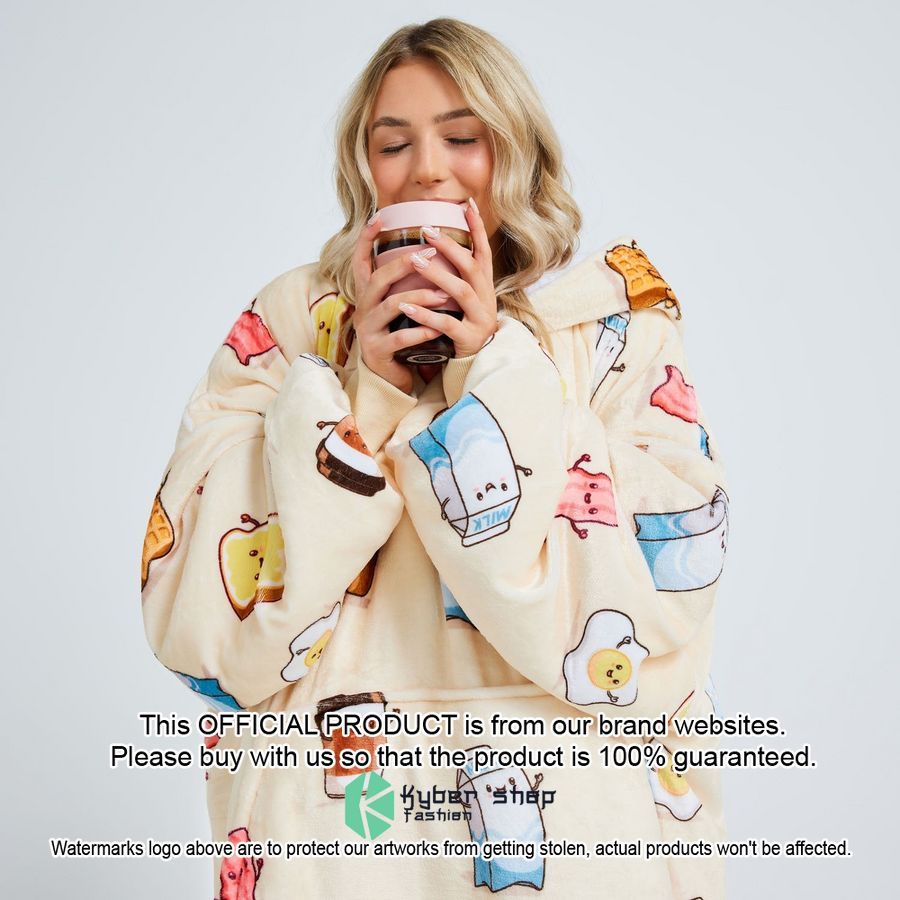 Breakfast Buddies Oodie Blanket Hoodie 6 Breakfast Buddies Oodie Blanket Hoodie word3