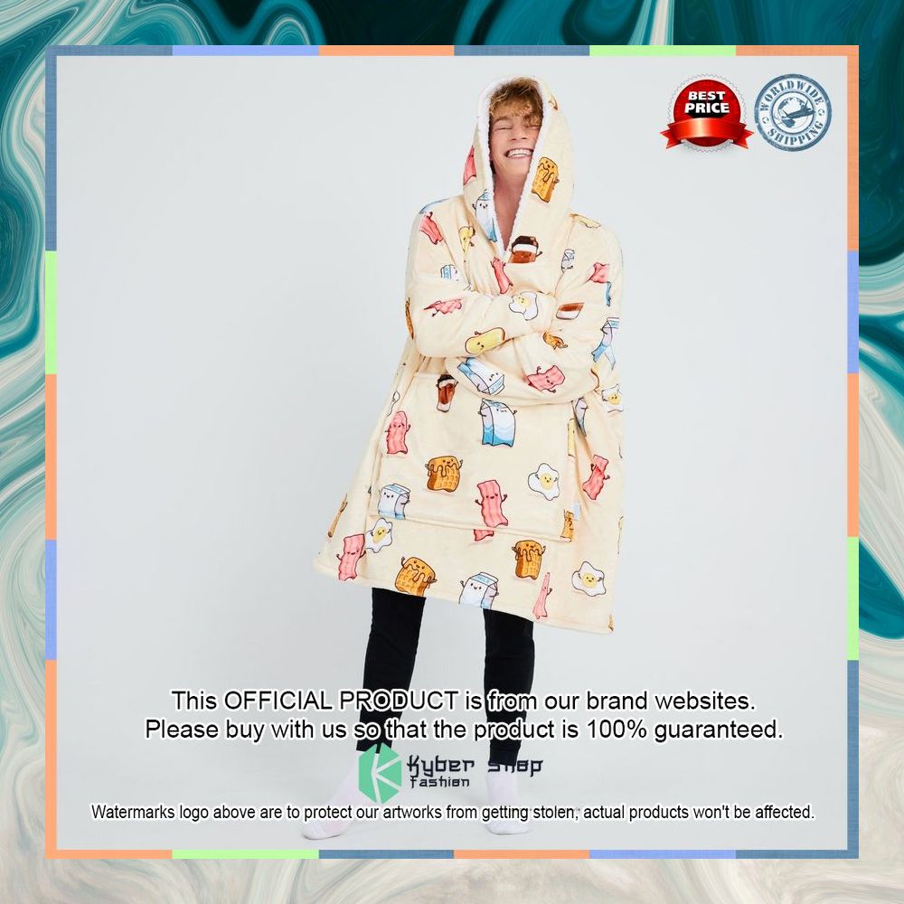Breakfast Buddies Oodie Blanket Hoodie 17 Breakfast Buddies Oodie Blanket Hoodie word3