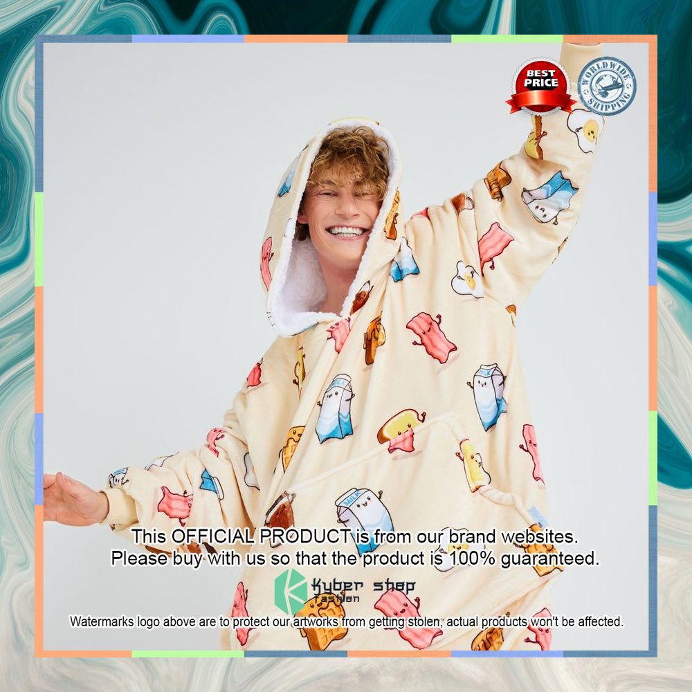 Breakfast Buddies Oodie Blanket Hoodie 19 Breakfast Buddies Oodie Blanket Hoodie word3
