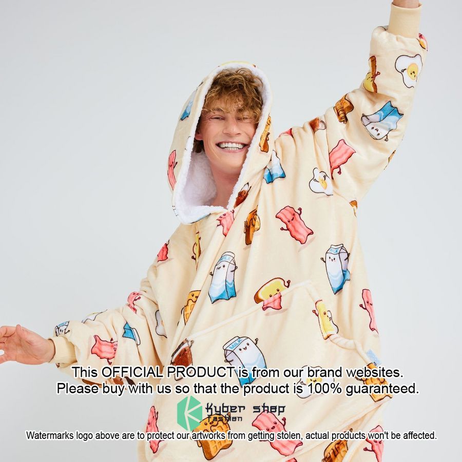 Breakfast Buddies Oodie Blanket Hoodie 9 Breakfast Buddies Oodie Blanket Hoodie word3