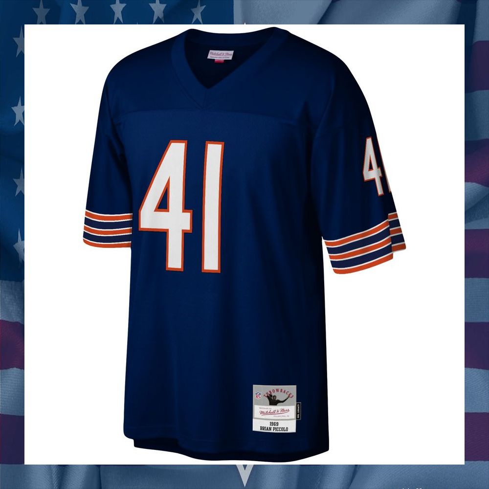 Brian Piccolo Chicago Bears Mitchell & Ness Legacy Replica Navy Football Jersey 6 Brian Piccolo Chicago Bears Mitchell & Ness Legacy Replica Navy Football Jersey word3