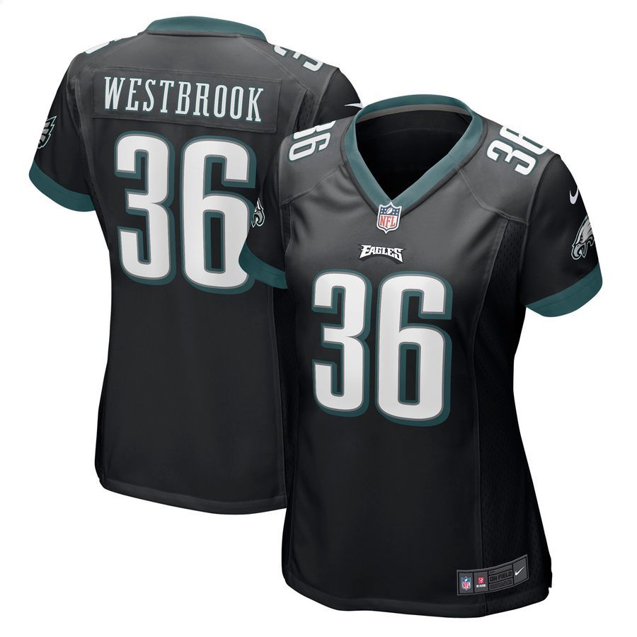 Brian Westbrook Philadelphia Eagles Retired Black Football Jersey