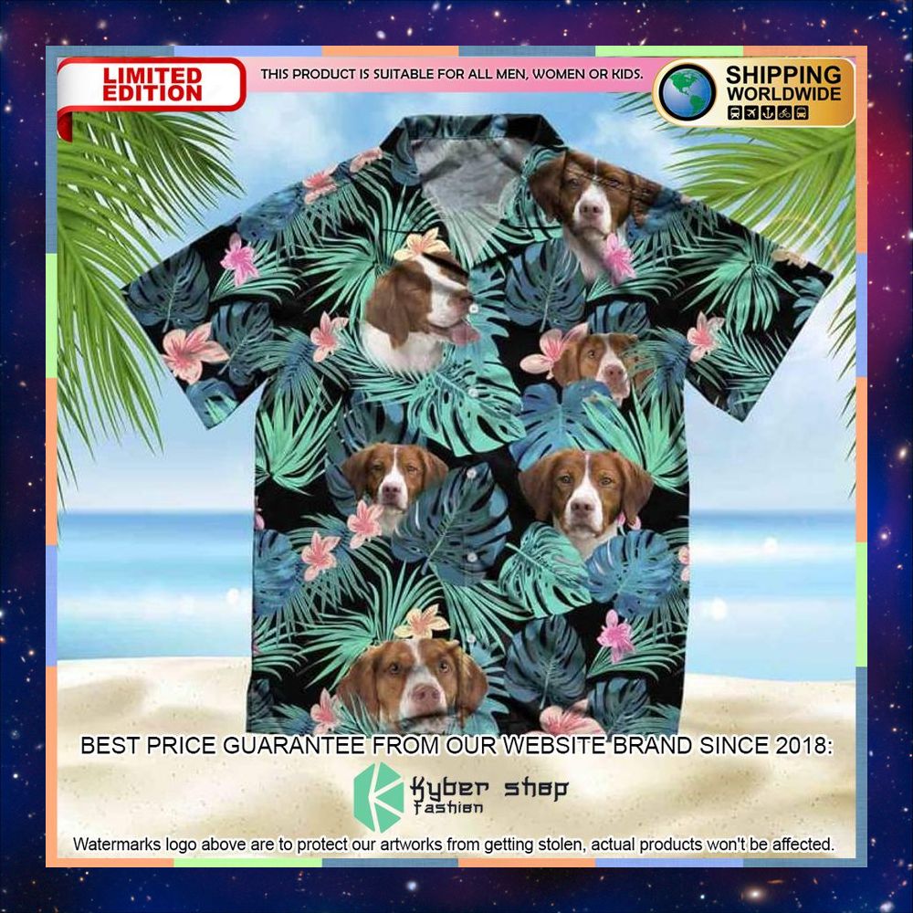 Brittany Summer Leaves Hawaiian Shirt 3 Brittany Summer Leaves Hawaiian Shirt word2