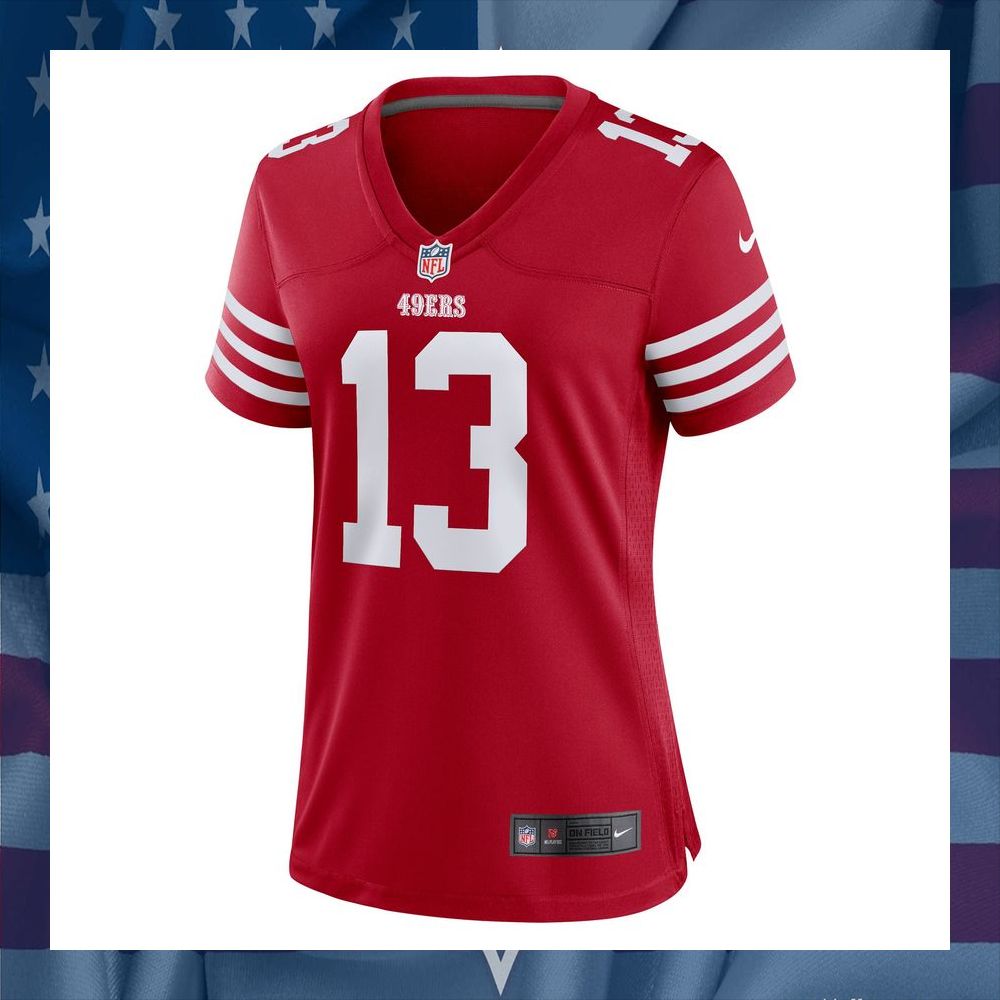 Brock Purdy San Francisco 49ers Women's Scarlet Football Jersey 6 Brock Purdy San Francisco 49ers Women's Scarlet Football Jersey word3