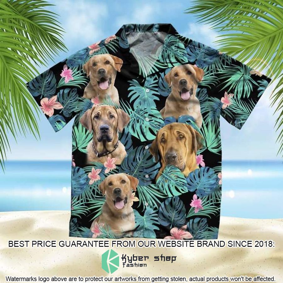 Broholmer Summer Leaves Hawaiian Shirt