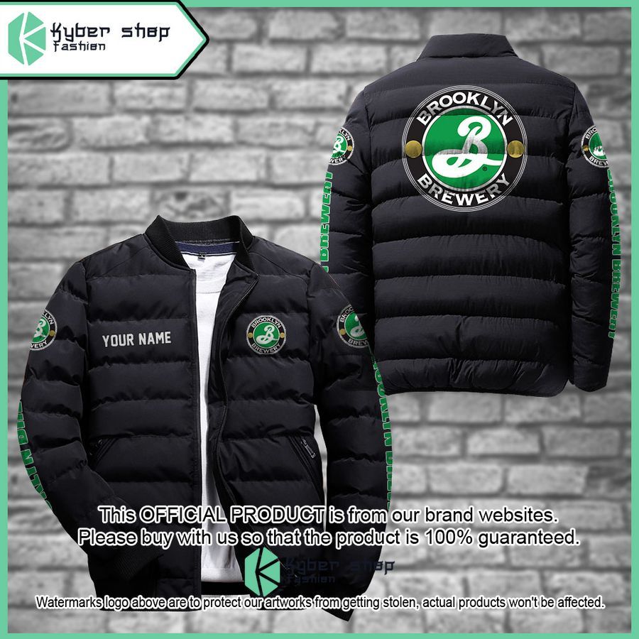 Brooklyn Brewery Custom Puffer Down Jacket word2