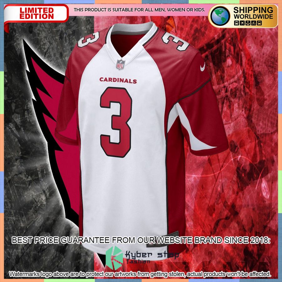 Budda Baker Arizona Cardinals White Football Jersey 5 Budda Baker Arizona Cardinals White Football Jersey word3