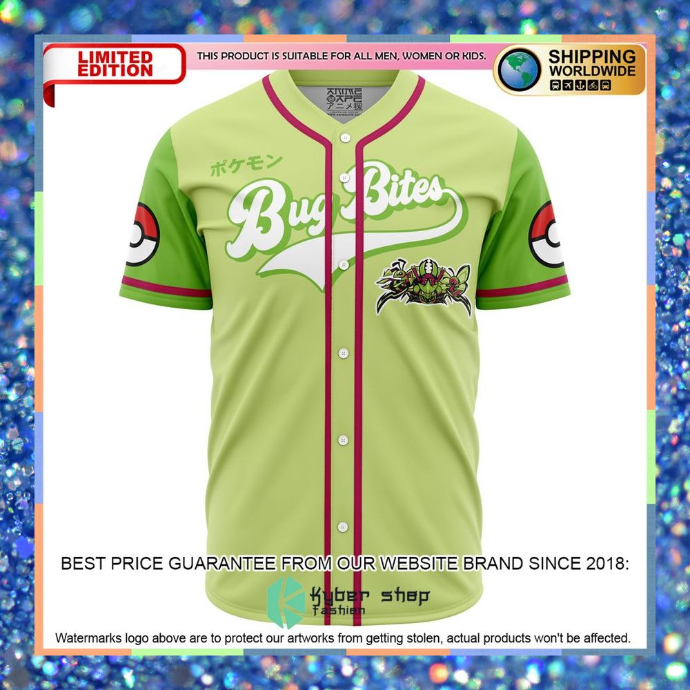 Bug Bites Pokemon Baseball Jersey 5 Bug Bites Pokemon Baseball Jersey word1
