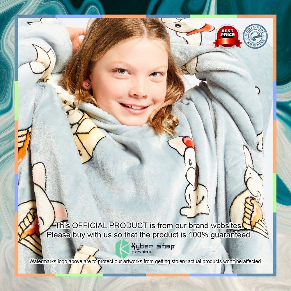 Bulldog Kids Oodie Blanket Hoodie 11 Bulldog Kids Oodie Blanket Hoodie word2