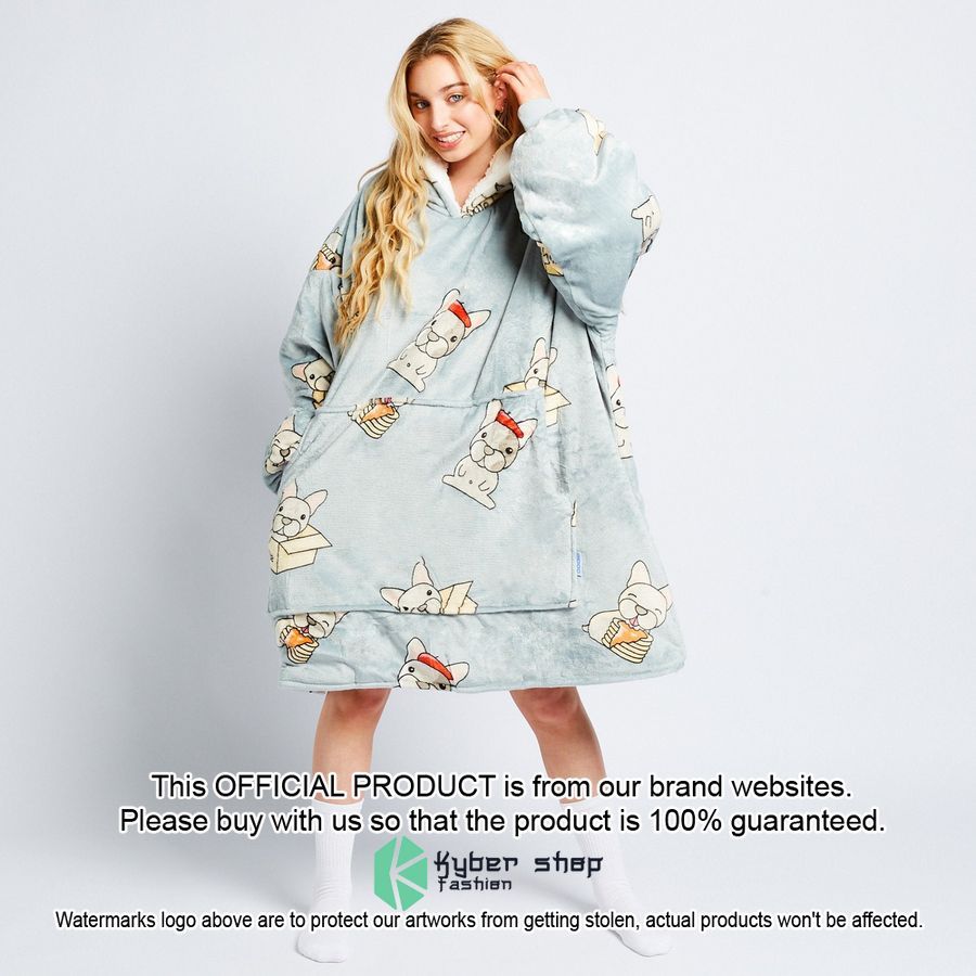 Bulldog Oodie Blanket Hoodie