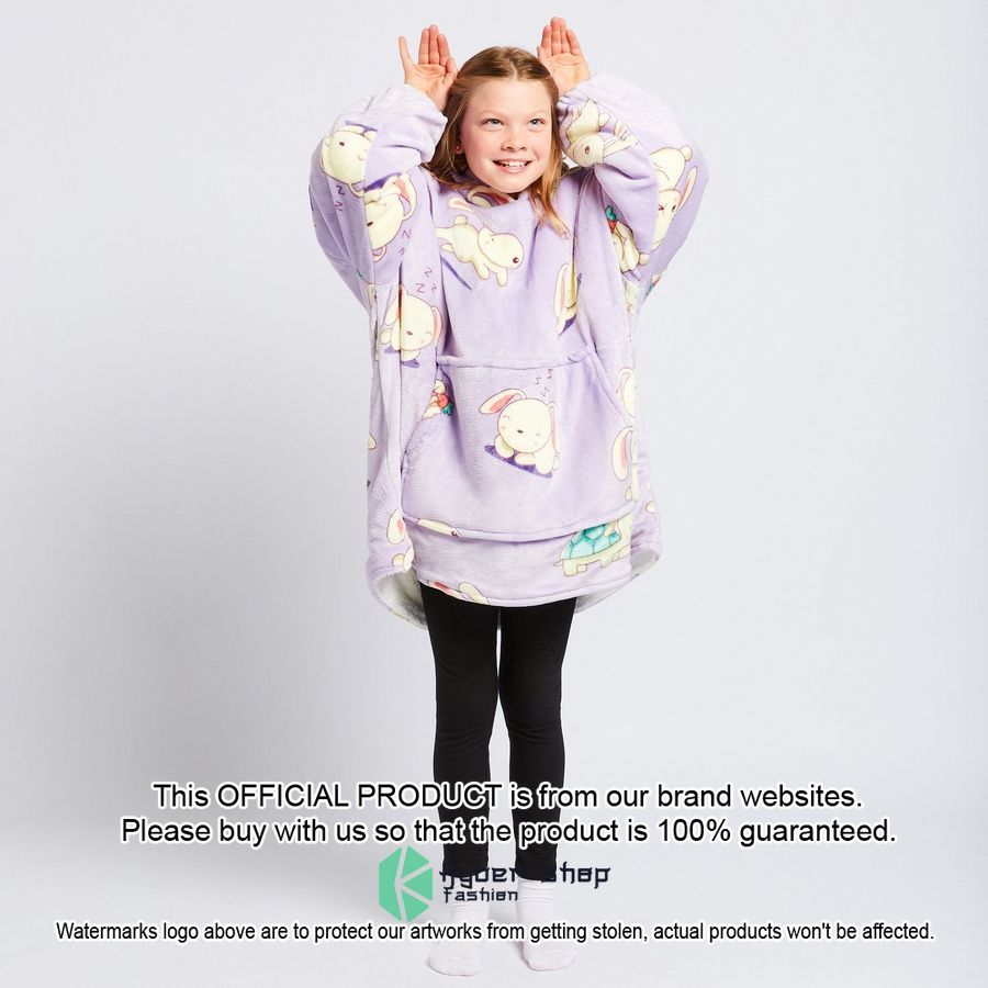 Bunny Kids Oodie Blanket Hoodie
