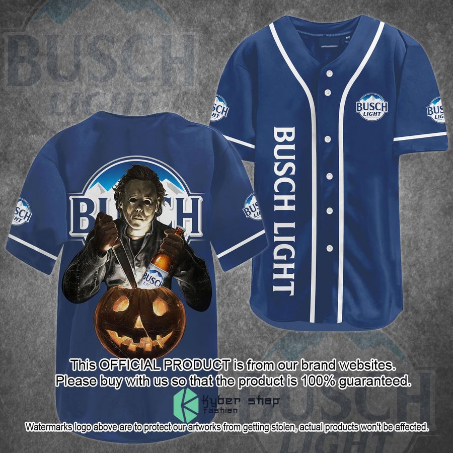 Busch Light Michael Myers Baseball Jersey word2