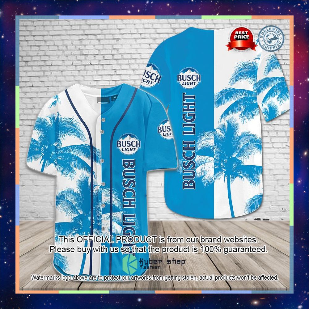 Busch Light Palm Tree Baseball Jersey 5 Busch Light Palm Tree Baseball Jersey word2