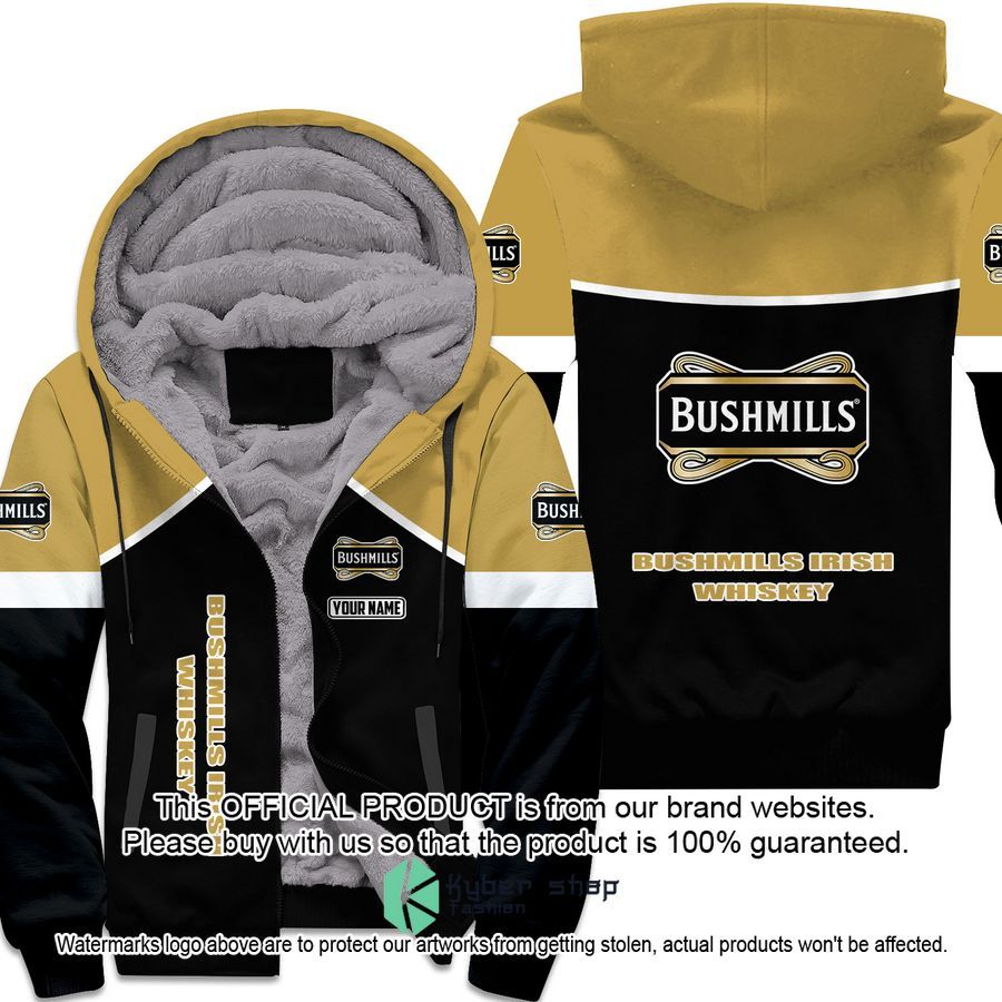Bushmills Irish Whiskey Custom Fleece Hoodie