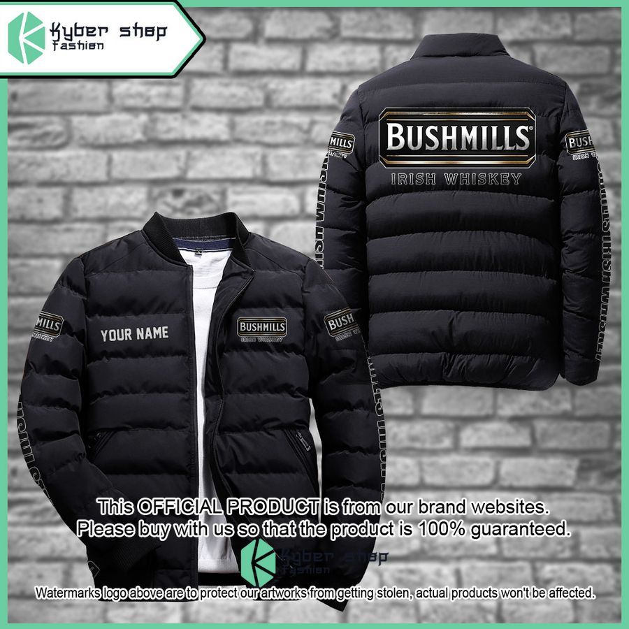 Bushmills Irish Whiskey Custom Puffer Down Jacket 4 Bushmills Irish Whiskey Custom Puffer Down Jacket word3