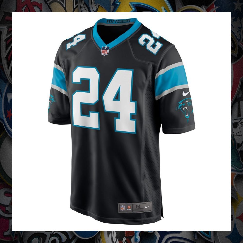 C.J. Henderson Carolina Panthers Black Football Jersey 6 C.J. Henderson Carolina Panthers Black Football Jersey word3