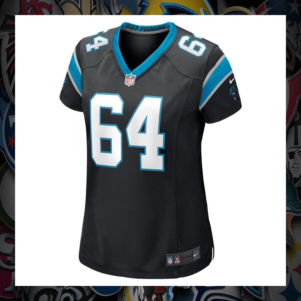 Cade Mays Carolina Panthers Black Football Jersey 6 Cade Mays Carolina Panthers Black Football Jersey word1