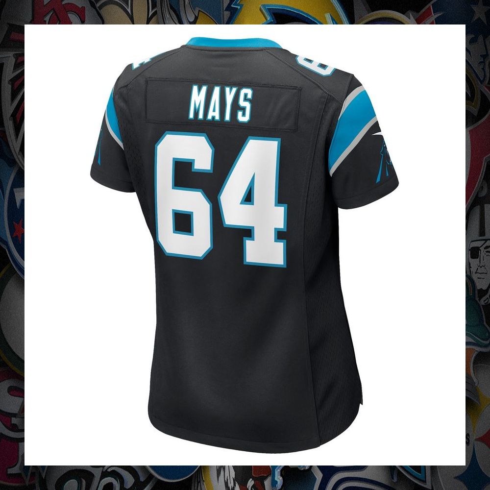 Cade Mays Carolina Panthers Black Football Jersey 7 Cade Mays Carolina Panthers Black Football Jersey word1