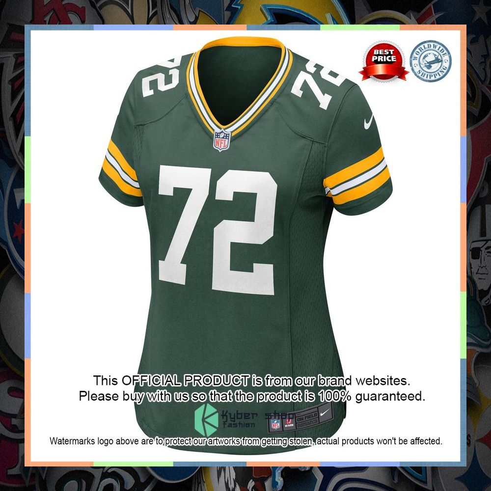 Caleb Jones Green Bay Packers Women's Green Football Jersey 6 Caleb Jones Green Bay Packers Women's Green Football Jersey word1