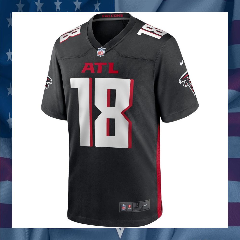 Calvin Ridley Atlanta Falcons Black Football Jersey 7 Calvin Ridley Atlanta Falcons Black Football Jersey word1