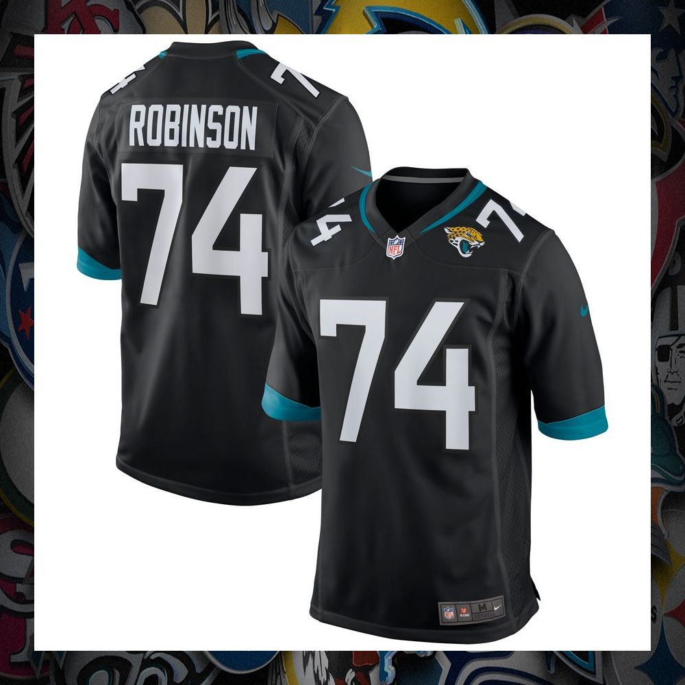 Cam Robinson Jacksonville Jaguars Black Football Jersey 5 Cam Robinson Jacksonville Jaguars Black Football Jersey word2