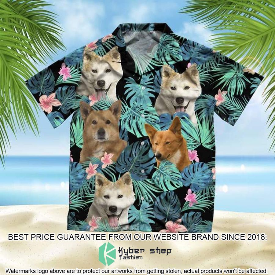 Canaan Summer Leaves Black Hawaiian Shirt