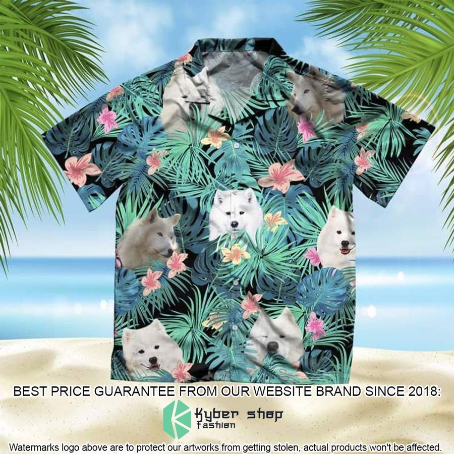 Canadian Eskimo Summer Leaves Hawaiian Shirt word2