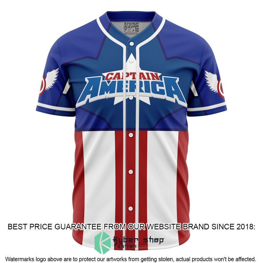 Captain America Baseball Jersey