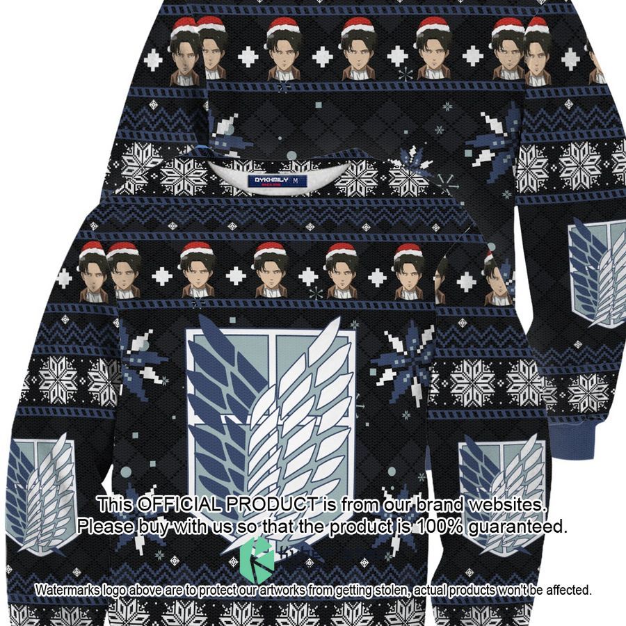 Captain Levi Attack On Titan Christmas Sweater
