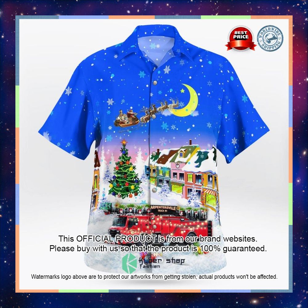 Carpentersville Illinois Carpentersville Fire Department Christmas Hawaiian Shirt 20 Carpentersville Illinois Carpentersville Fire Department Christmas Hawaiian Shirt word3