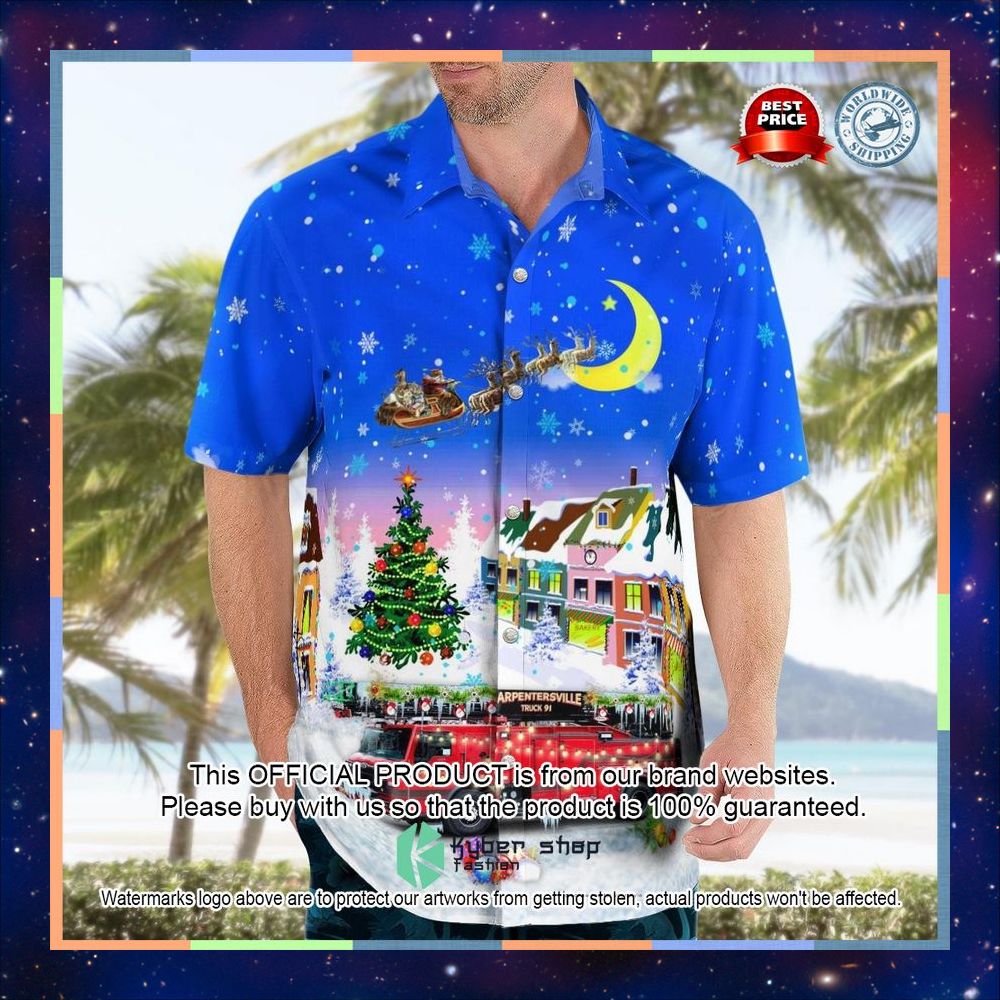 Carpentersville Illinois Carpentersville Fire Department Christmas Hawaiian Shirt 21 Carpentersville Illinois Carpentersville Fire Department Christmas Hawaiian Shirt word3