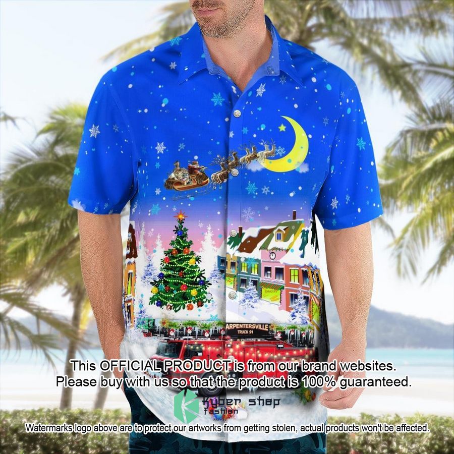 Carpentersville Illinois Carpentersville Fire Department Christmas Hawaiian Shirt 17 Carpentersville Illinois Carpentersville Fire Department Christmas Hawaiian Shirt word3