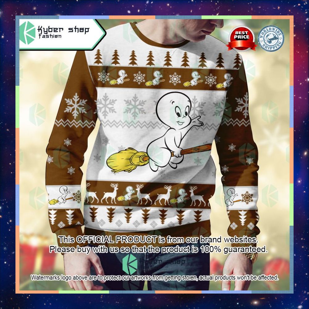 Casper the Friendly Ghost Casper the Friendly Ghost Ugly Sweater 7 Casper the Friendly Ghost Casper the Friendly Ghost Ugly Sweater word1