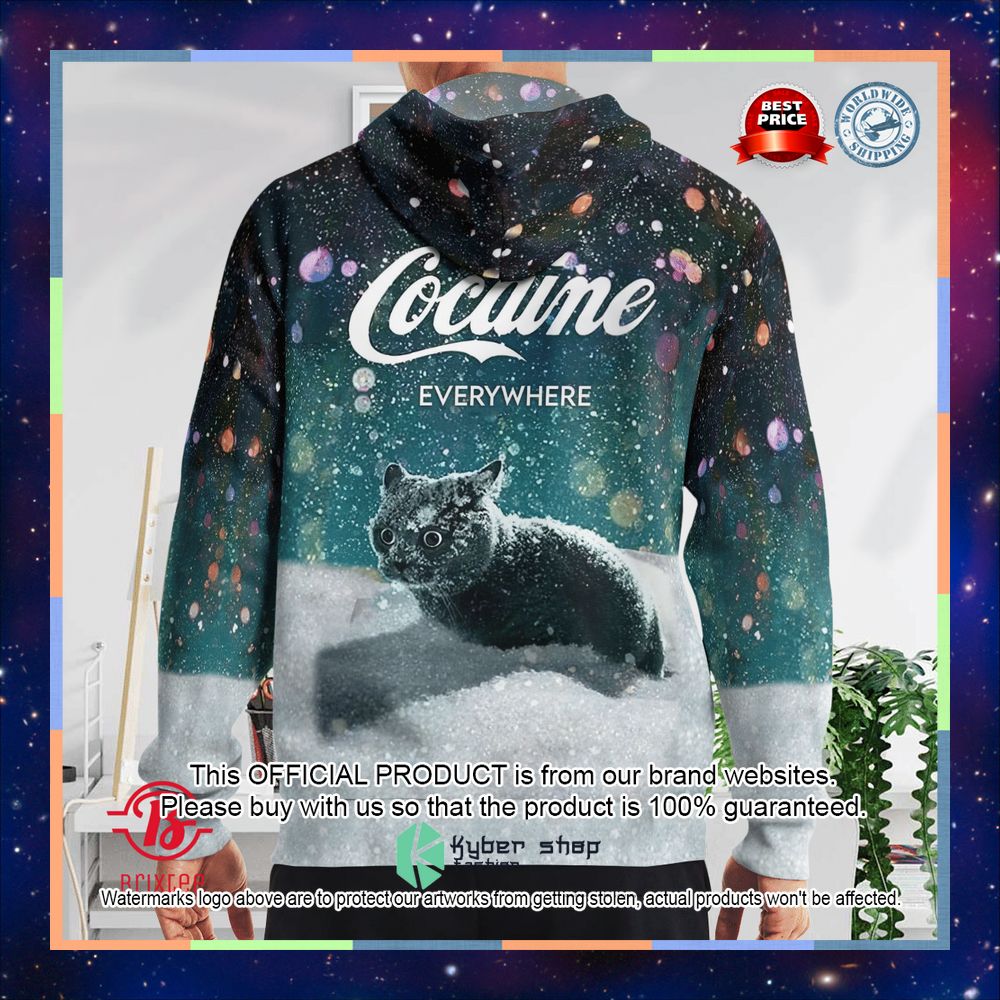 Cat Cocaine Let It Snow Sweater 19 Cat Cocaine Let It Snow Sweater word3