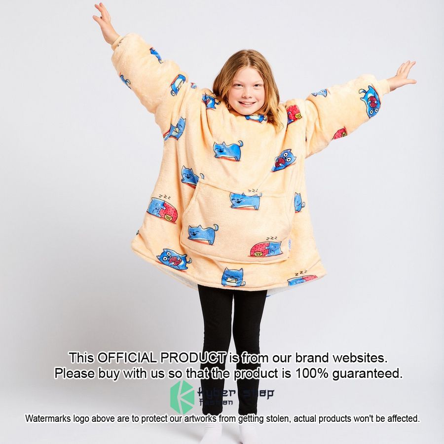Cat Kids Oodie Blanket Hoodie