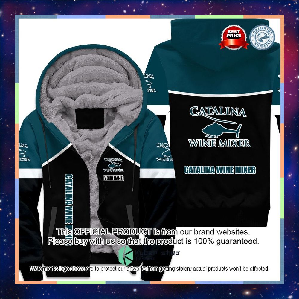 Catalina Wine Mixer Custom Fleece Hoodie 3 Catalina Wine Mixer Custom Fleece Hoodie word1