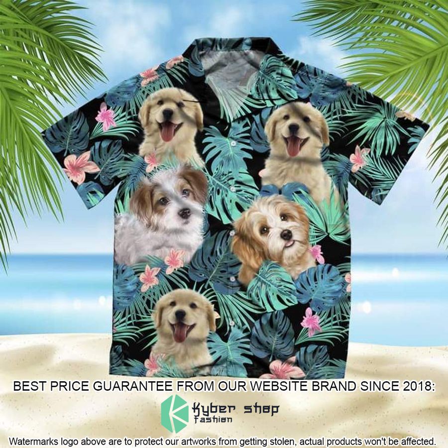 Cavachon Summer Leaves Hawaiian Shirt
