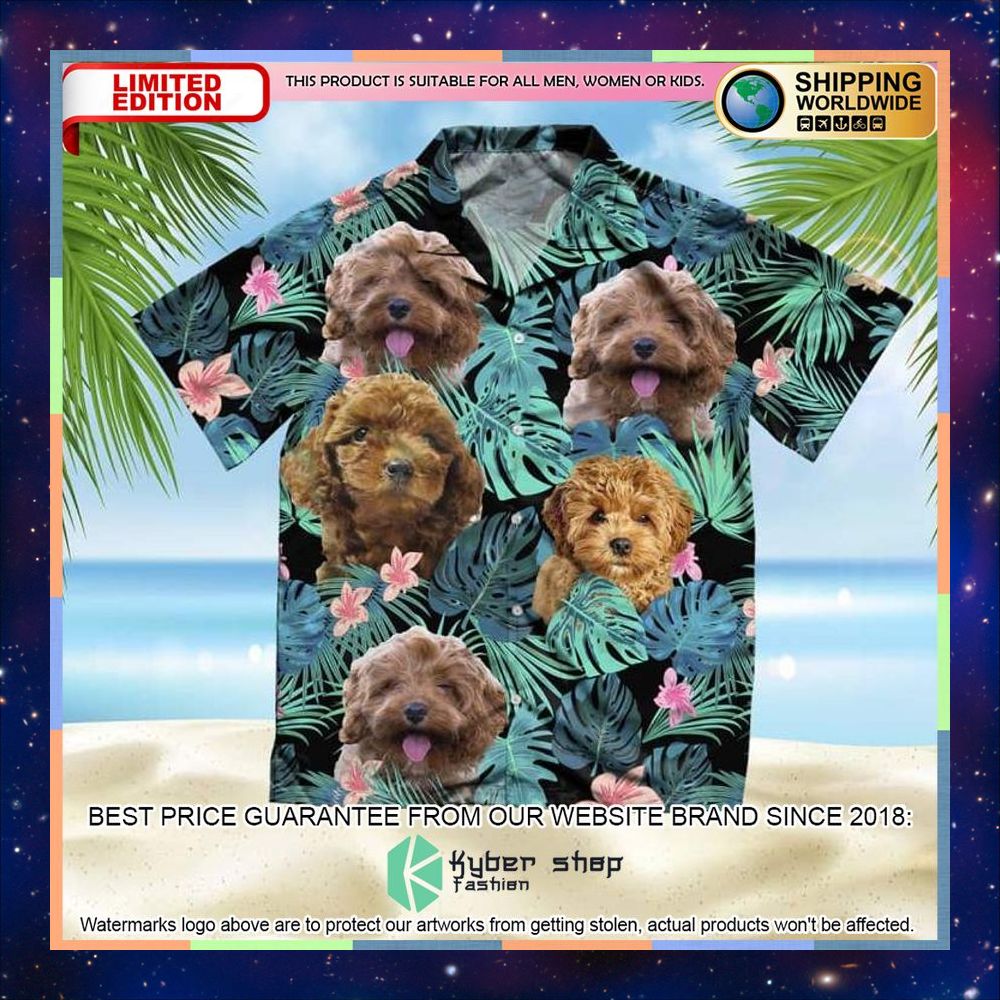 Cavoodle Summer Leaves Hawaiian Shirt 3 Cavoodle Summer Leaves Hawaiian Shirt word2