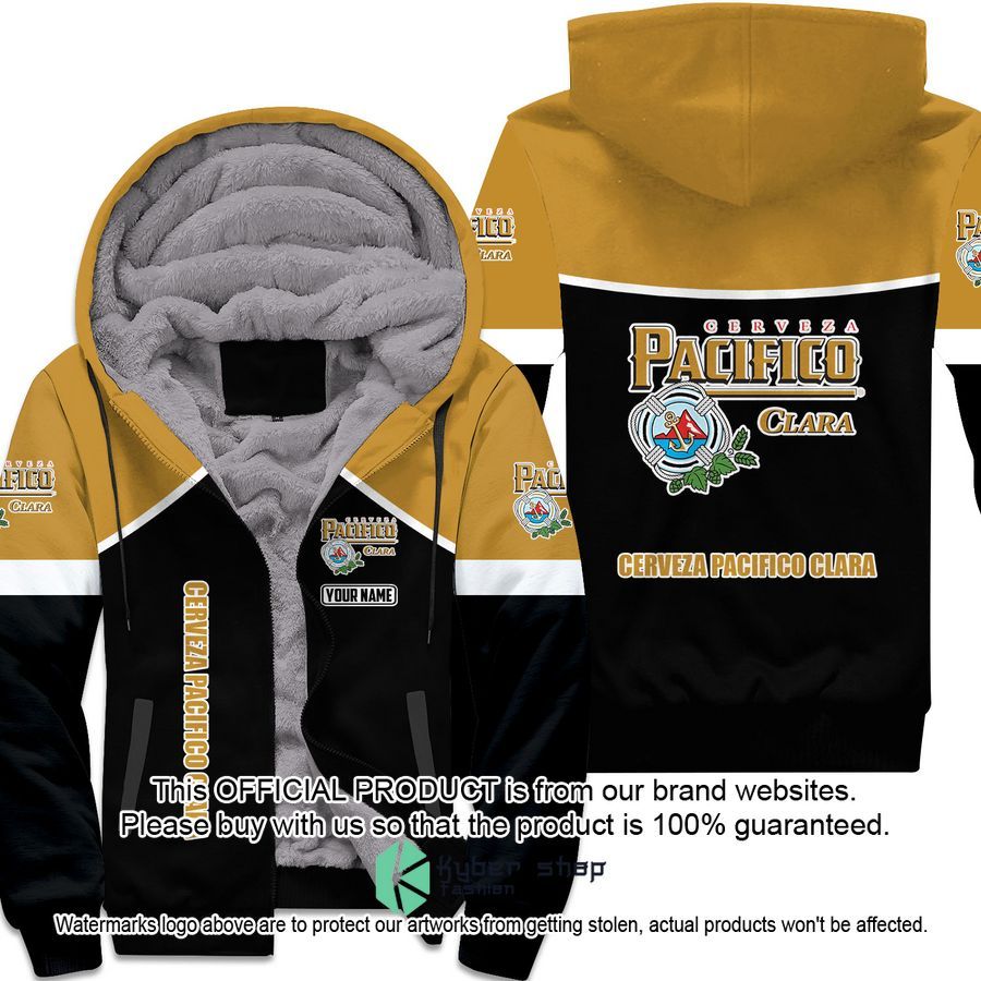 Cerveza Pacifico Clara Custom Fleece Hoodie word3