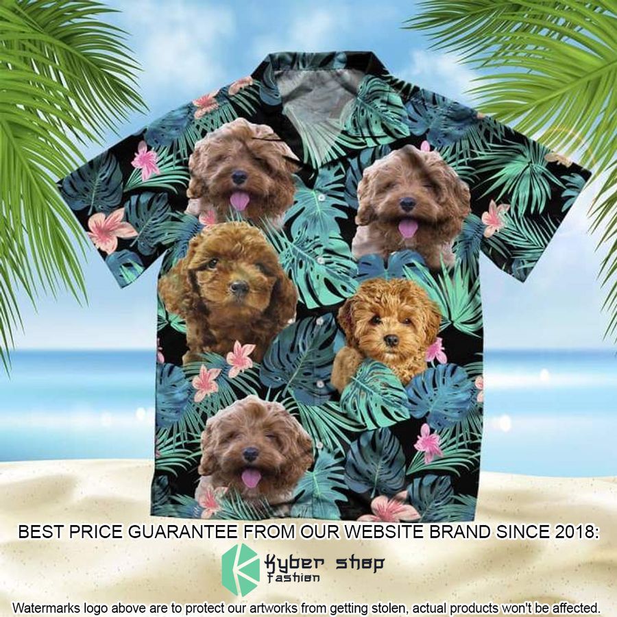 Cesky Terrier Summer Leaves Hawaiian Shirt
