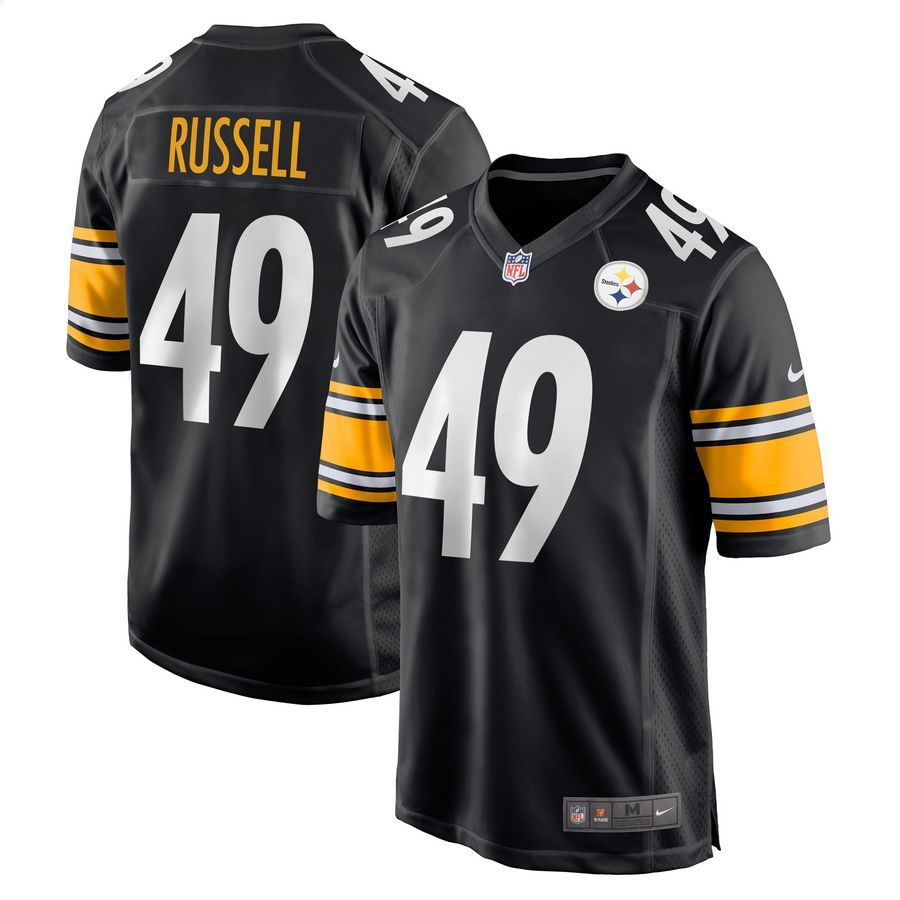 Chapelle Russell Pittsburgh Steelers Black Football Jersey